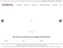 Tablet Screenshot of korbank.pl